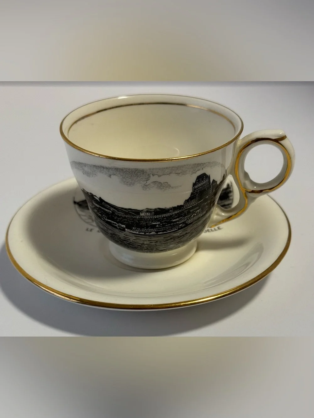 Vintage Royal Winton England Chateau Frontenac Cup & Saucer